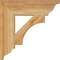 Ekena Millwork Westlake Traditional Rough Sawn Bracket, Western Red Cedar, 4"W x 16"D x 16"H BKT04X16X16WTL01RWR - alternate 2